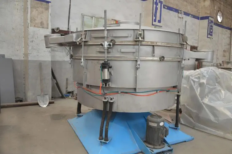 sistem ayak pasir silika tumbler