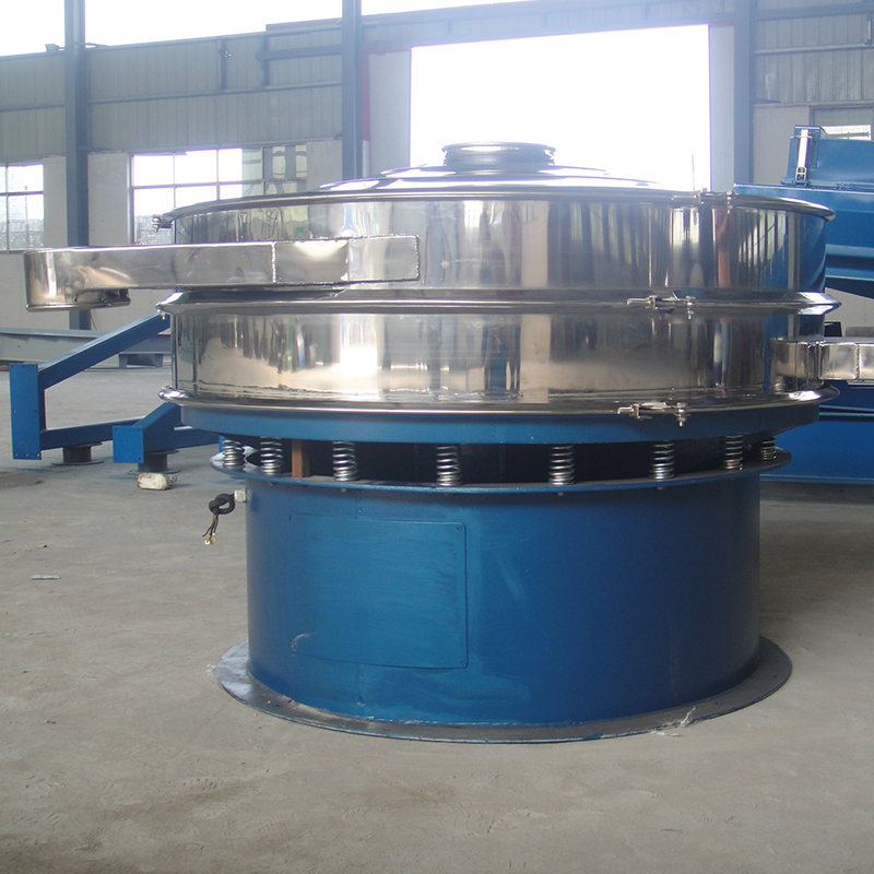 Industri Kimia Kalsium Karbonat Rotary Vibrating Sieve Shaker